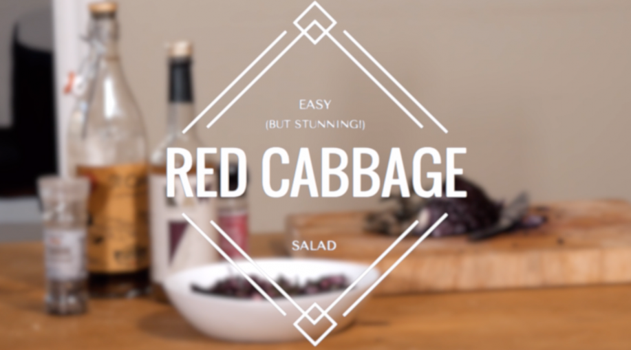 MY SUPER HEALTHY RED CABBAGE SALAD