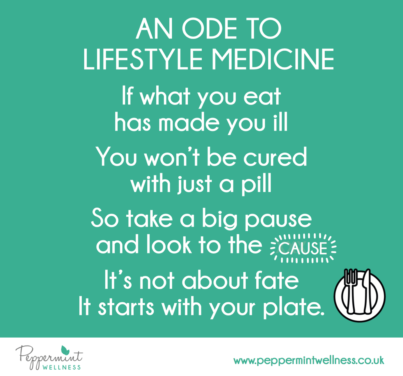 An Ode To Lifestyle Medicine by Peppermint Wellness