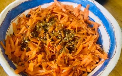 My Middle-Eastern spiced carrot salad
